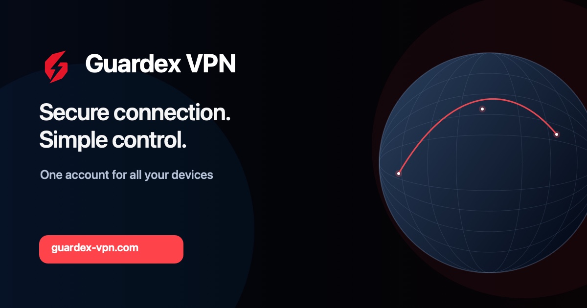 Guardex VPN — Secure Connection for Your Devices